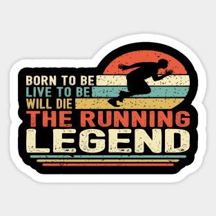 Running Legend Sticker